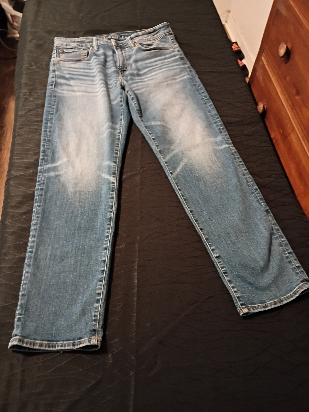 American Eagle Outfitters Light Blue Straight Jeans